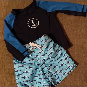 3-6m Janie and Jack Swim set